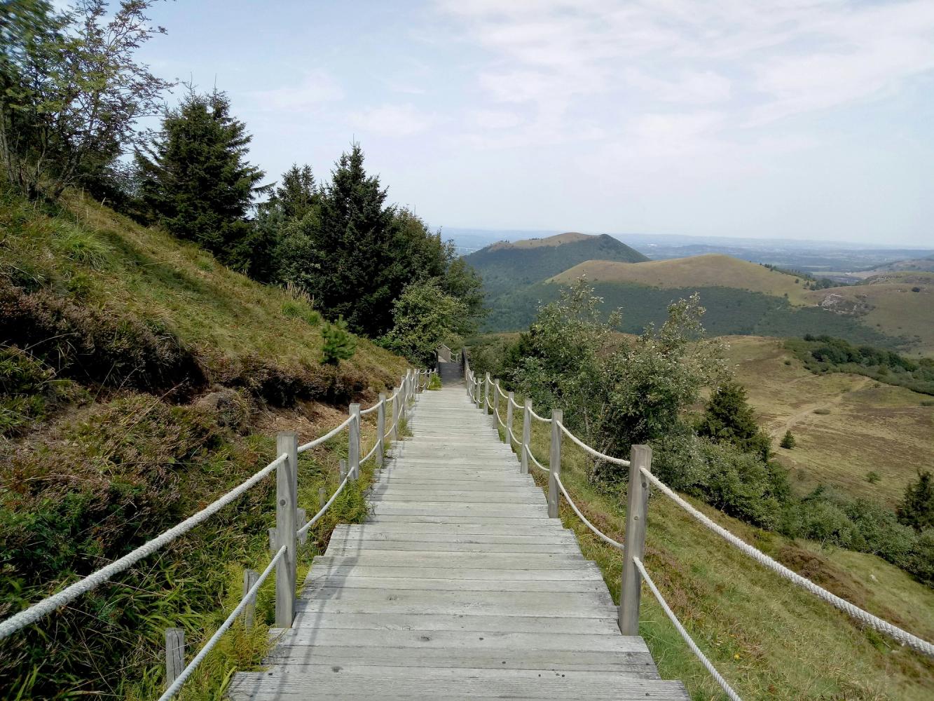 Randonnée dans les volcans d'Auvergne