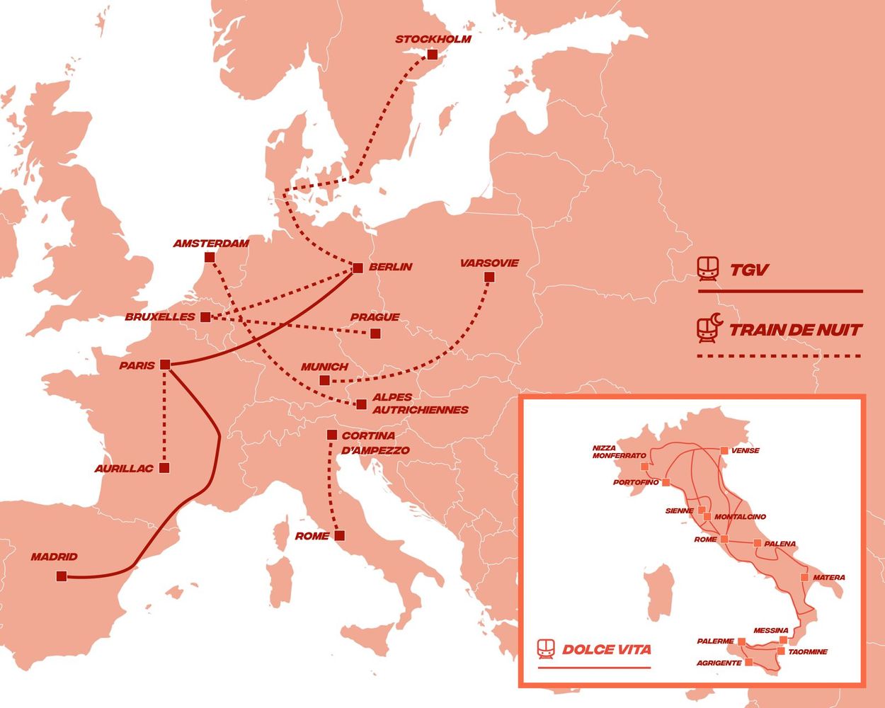 10 nouveaux trains qui vont révolutionner nos voyages en Europe en 2024