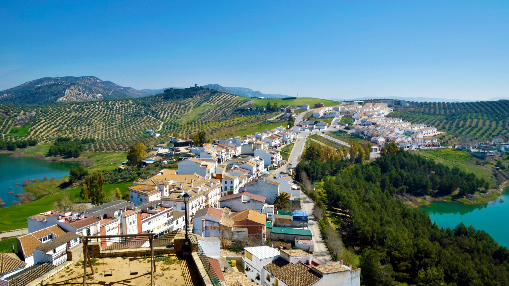 Iznajar, Andalousie