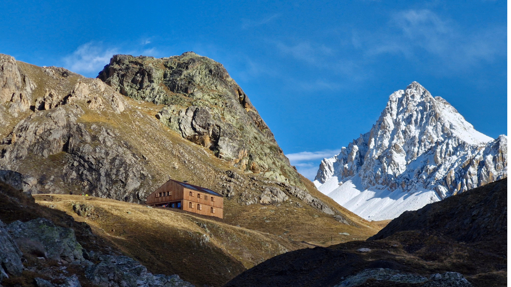 Le refuge dans la montagne