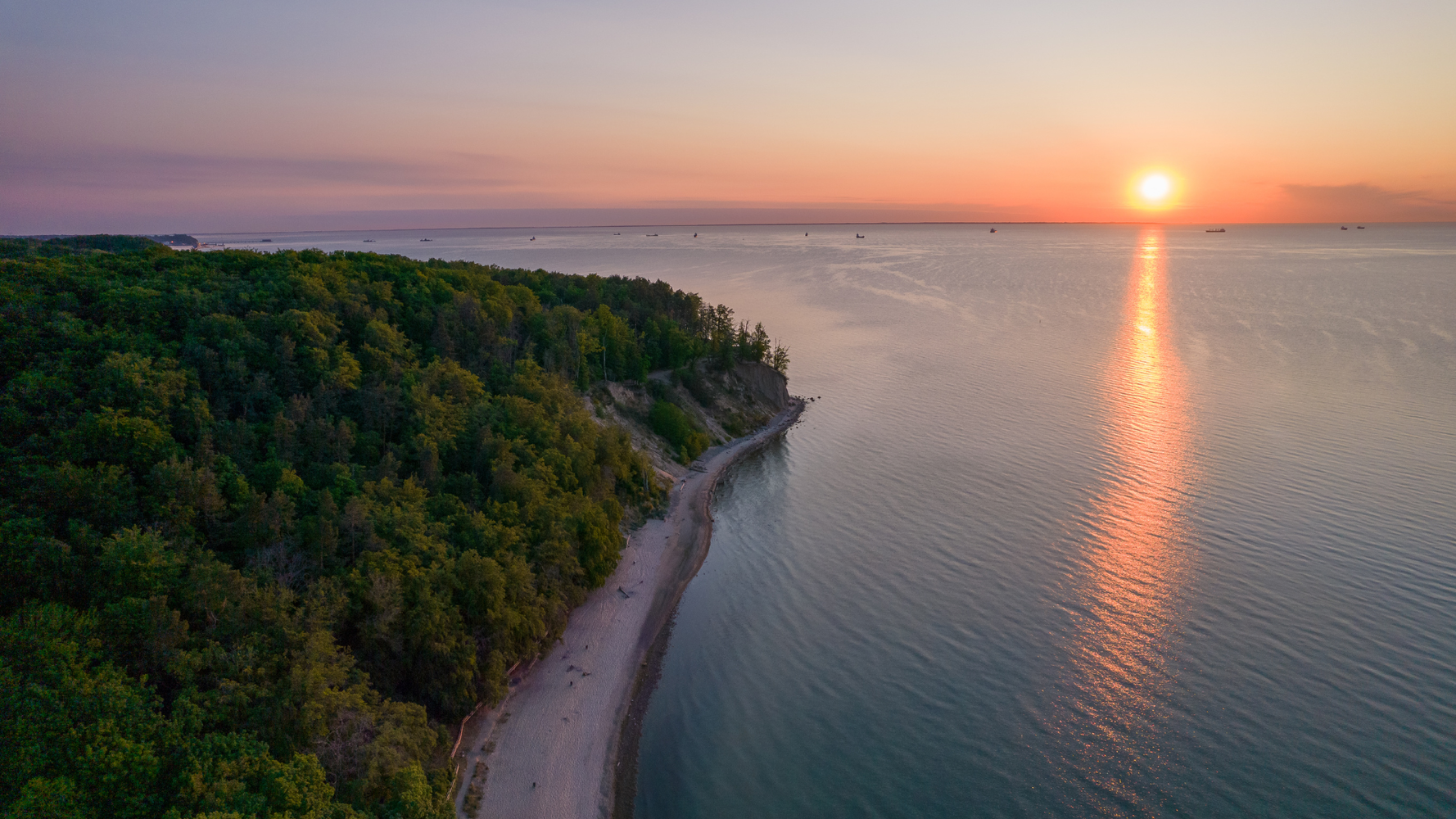 La superbe vue depuis Gdynia, sur la côte baltique polonaise !