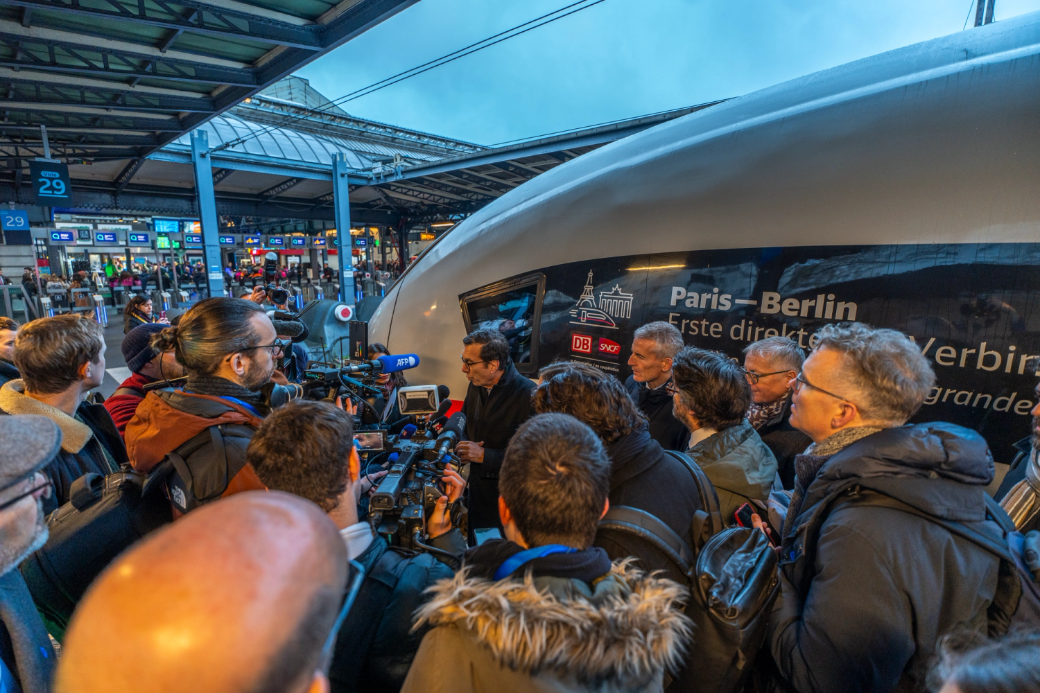 Inauguration de la nouvelle ligne Paris-Berlin SNCF Voyageurs x DB