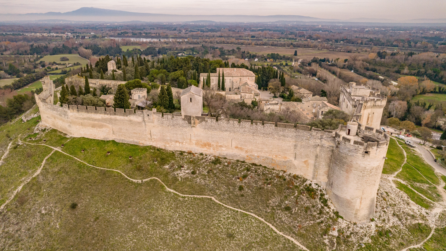 Le fort Saint-André vu d'en haut