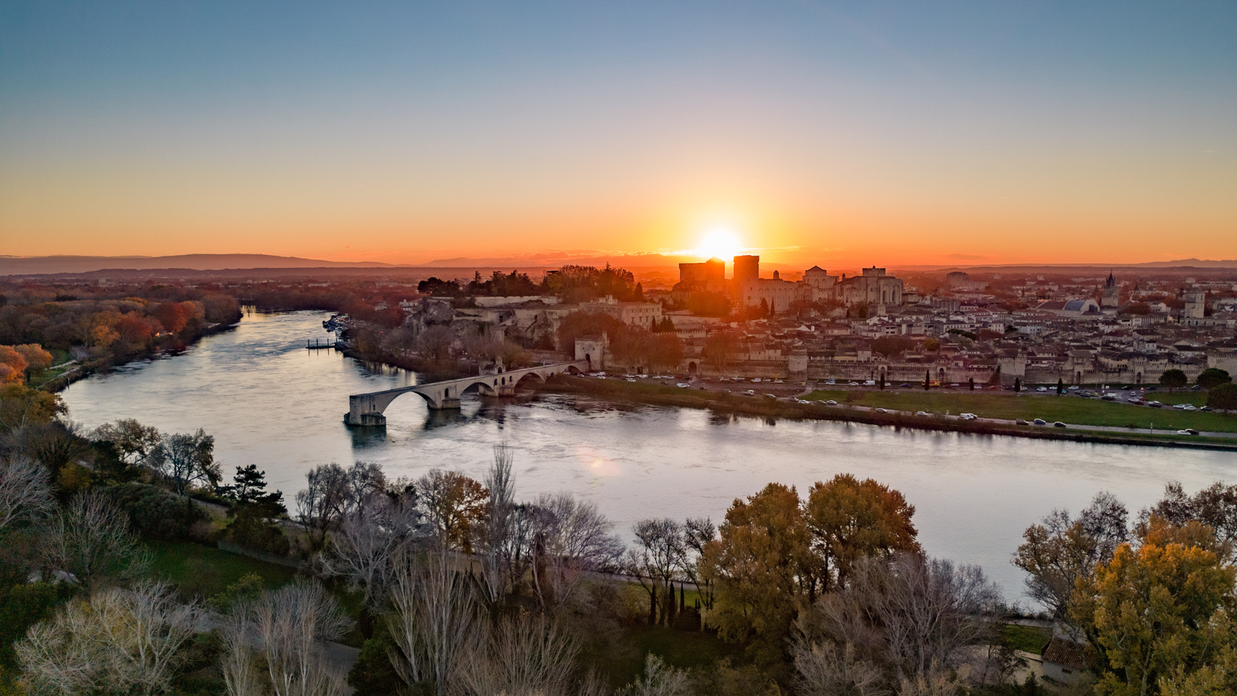 Avignon vue d'en haut