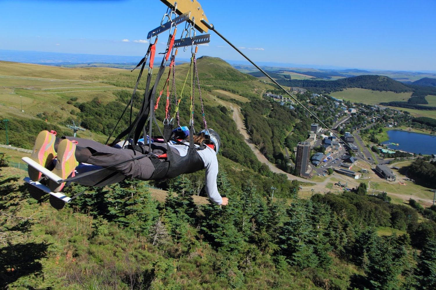 Tyrolienne de Super-Besse