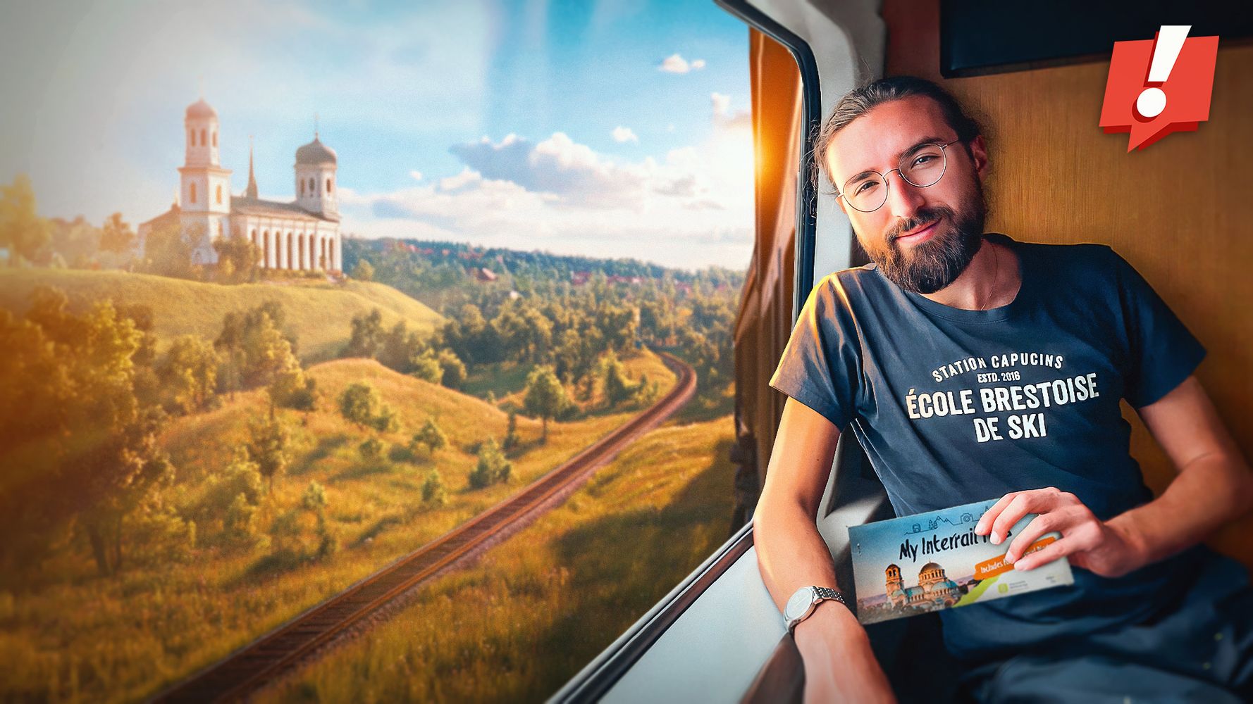 Interrail : 31 000 km, 27 pays et plus 200 trains, l'incroyable voyage de Luc