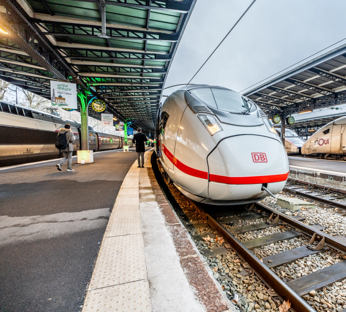 Train DB Paris-Berlin à la gare