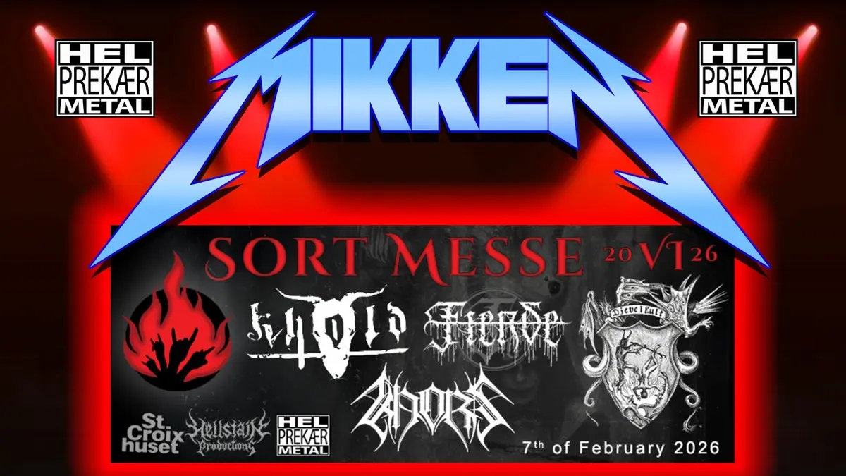 Sort messe Mikken Banner