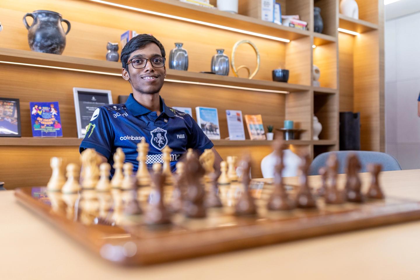 Welcoming India’s top chess grandmaster to IMC’s Mumbai office