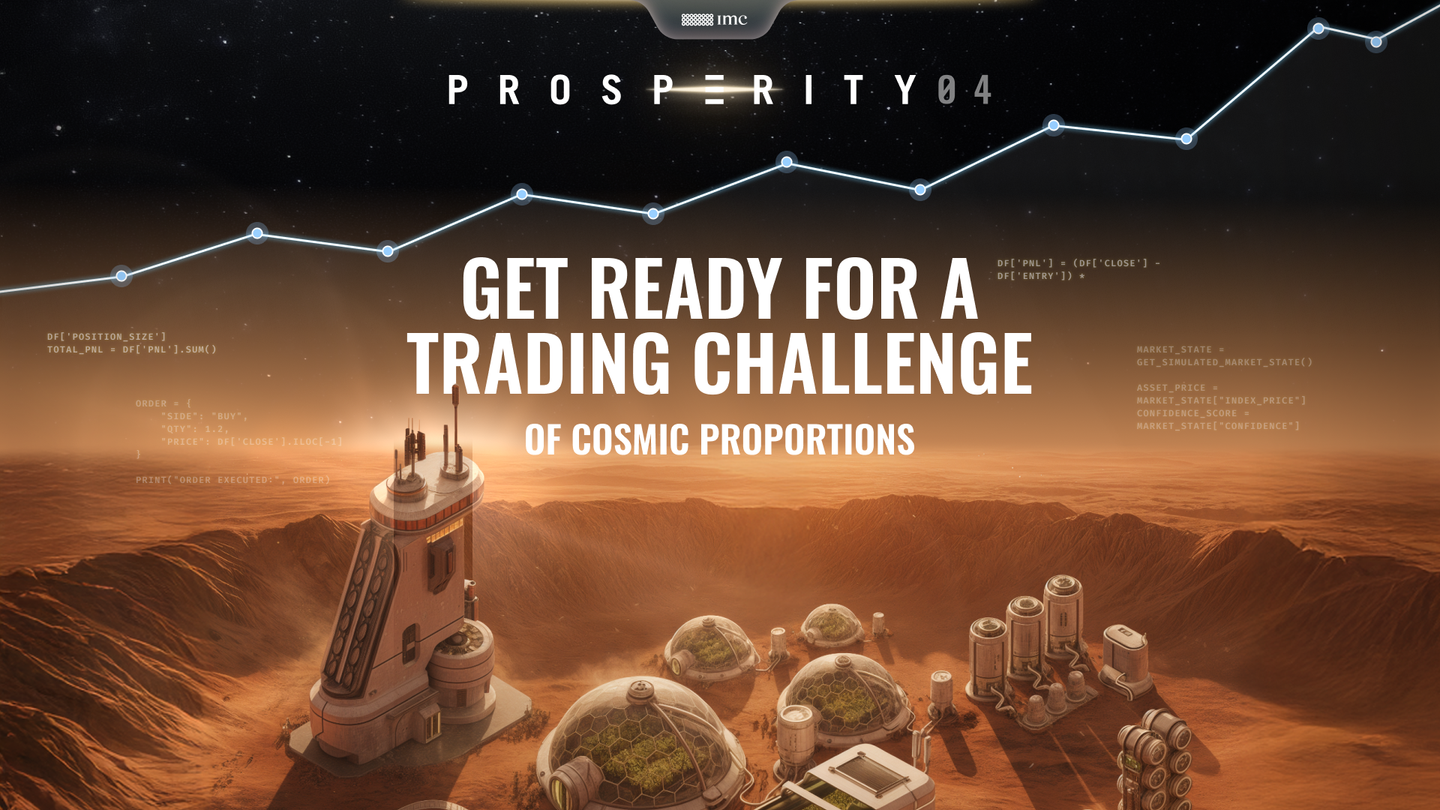 Prosperity is back – IMC’s global trading challenge for STEM students