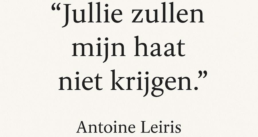 Iedereen hoort erbij – over binding en de moed van Antoine Leiris