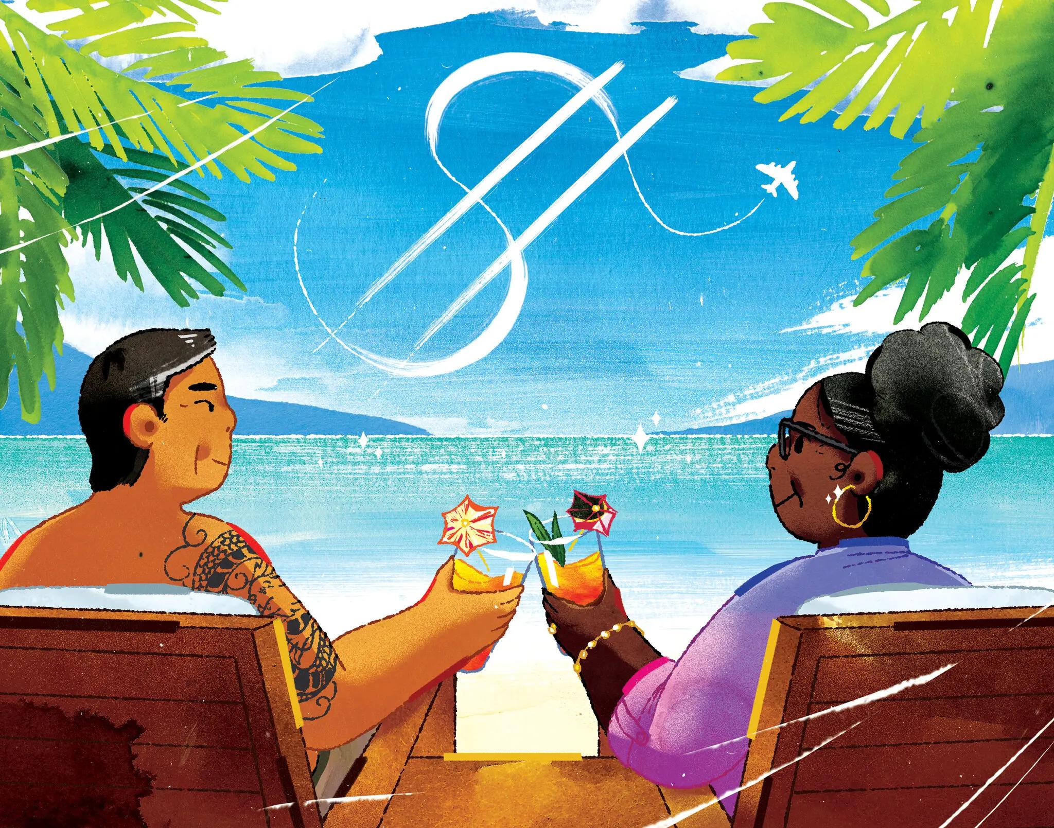 Two people relaxing on a tropical beach with drinks, a dollar sign in the sky, and a plane flying overhead.​​​​‌﻿‍﻿​‍​‍‌‍﻿﻿‌﻿​‍‌‍‍‌‌‍‌﻿‌‍‍‌‌‍﻿‍​‍​‍​﻿‍‍​‍​‍‌﻿​﻿‌‍​‌‌‍﻿‍‌‍‍‌‌﻿‌​‌﻿‍‌​‍﻿‍‌‍‍‌‌‍﻿﻿​‍​‍​‍﻿​​‍​‍‌‍‍​‌﻿​‍‌‍‌‌‌‍‌‍​‍​‍​﻿‍‍​‍​‍​‍﻿﻿‌﻿​﻿‌﻿‌​‌﻿‌‌‌‍‌​‌‍‍‌‌‍﻿﻿​‍﻿﻿‌‍‍‌‌‍﻿‍‌﻿‌​‌‍‌‌‌‍﻿‍‌﻿‌​​‍﻿﻿‌‍‌‌‌‍‌​‌‍‍‌‌﻿‌​​‍﻿﻿‌‍﻿‌‌‍﻿﻿‌‍‌​‌‍‌‌​﻿﻿‌‌﻿​​‌﻿​‍‌‍‌‌‌﻿​﻿‌‍‌‌‌‍﻿‍‌﻿‌​‌‍​‌‌﻿‌​‌‍‍‌‌‍﻿﻿‌‍﻿‍​﻿‍﻿‌‍‍‌‌‍‌​​﻿﻿‌​﻿​​‌‍‌‍‌‍‌‌​﻿‌‍​﻿‌‍‌‍​﻿‌‍‌​‌‍​﻿​‍﻿‌​﻿‍​‌‍​﻿‌‍‌​​﻿​﻿​‍﻿‌​﻿‌​​﻿‍​​﻿​﻿‌‍​‍​‍﻿‌‌‍​‍‌‍​﻿​﻿​‌​﻿‌‌​‍﻿‌‌‍​‍‌‍​﻿‌‍​‌​﻿‌​‌‍‌​‌‍​﻿‌‍‌‍‌‍‌‌‌‍​‍‌‍​‍​﻿​‌​﻿​‍​﻿‍﻿‌﻿‌​‌﻿‍‌‌﻿​​‌‍‌‌​﻿﻿‌‌﻿​​‌‍﻿﻿‌﻿​﻿‌﻿‌​​﻿‍﻿‌﻿​​‌‍​‌‌﻿‌​‌‍‍​​﻿﻿‌‌‍​﻿‌‍﻿﻿‌﻿‌‍‌‍‌‌‌﻿​‍‌​‍‌‌‍﻿‌‌‍​‌‌‍‌﻿‌‍‌‌​‍﻿‍‌‍​‌‌‍﻿​‌﻿‌​​﻿﻿﻿‌‍​‍‌‍​‌‌﻿​﻿‌‍‌‌‌‌‌‌‌﻿​‍‌‍﻿​​﻿﻿‌​‍‌‌​﻿​‍‌​‌‍‌﻿​﻿‌﻿‌​‌﻿‌‌‌‍‌​‌‍‍‌‌‍﻿﻿​‍‌‍‌‍‍‌‌‍‌​​﻿﻿‌​﻿​​‌‍‌‍‌‍‌‌​﻿‌‍​﻿‌‍‌‍​﻿‌‍‌​‌‍​﻿​‍﻿‌​﻿‍​‌‍​﻿‌‍‌​​﻿​﻿​‍﻿‌​﻿‌​​﻿‍​​﻿​﻿‌‍​‍​‍﻿‌‌‍​‍‌‍​﻿​﻿​‌​﻿‌‌​‍﻿‌‌‍​‍‌‍​﻿‌‍​‌​﻿‌​‌‍‌​‌‍​﻿‌‍‌‍‌‍‌‌‌‍​‍‌‍​‍​﻿​‌​﻿​‍​‍‌‍‌﻿‌​‌﻿‍‌‌﻿​​‌‍‌‌​﻿﻿‌‌﻿​​‌‍﻿﻿‌﻿​﻿‌﻿‌​​‍‌‍‌﻿​​‌‍​‌‌﻿‌​‌‍‍​​﻿﻿‌‌‍​﻿‌‍﻿﻿‌﻿‌‍‌‍‌‌‌﻿​‍‌​‍‌‌‍﻿‌‌‍​‌‌‍‌﻿‌‍‌‌​‍﻿‍‌‍​‌‌‍﻿​‌﻿‌​​‍‌‍‌﻿​​‌‍‌‌‌﻿​‍‌﻿​﻿‌﻿​​‌‍‌‌‌‍​﻿‌﻿‌​‌‍‍‌‌﻿‌‍‌‍‌‌​﻿﻿‌‌﻿​​‌﻿‌‌‌‍​‍‌‍﻿​‌‍‍‌‌﻿​﻿‌‍‍​‌‍‌‌‌‍‌​​‍​‍‌﻿﻿‌