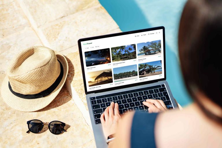 A person views tropical destinations on a laptop by a pool, next to a straw hat and sunglasses.​​​​‌﻿‍﻿​‍​‍‌‍﻿﻿‌﻿​‍‌‍‍‌‌‍‌﻿‌‍‍‌‌‍﻿‍​‍​‍​﻿‍‍​‍​‍‌﻿​﻿‌‍​‌‌‍﻿‍‌‍‍‌‌﻿‌​‌﻿‍‌​‍﻿‍‌‍‍‌‌‍﻿﻿​‍​‍​‍﻿​​‍​‍‌‍‍​‌﻿​‍‌‍‌‌‌‍‌‍​‍​‍​﻿‍‍​‍​‍​‍﻿﻿‌﻿​﻿‌﻿‌​‌﻿‌‌‌‍‌​‌‍‍‌‌‍﻿﻿​‍﻿﻿‌‍‍‌‌‍﻿‍‌﻿‌​‌‍‌‌‌‍﻿‍‌﻿‌​​‍﻿﻿‌‍‌‌‌‍‌​‌‍‍‌‌﻿‌​​‍﻿﻿‌‍﻿‌‌‍﻿﻿‌‍‌​‌‍‌‌​﻿﻿‌‌﻿​​‌﻿​‍‌‍‌‌‌﻿​﻿‌‍‌‌‌‍﻿‍‌﻿‌​‌‍​‌‌﻿‌​‌‍‍‌‌‍﻿﻿‌‍﻿‍​﻿‍﻿‌‍‍‌‌‍‌​​﻿﻿‌‌‍​﻿‌‍‌‍​﻿​‌​﻿​﻿​﻿​​​﻿‌​‌‍‌‍‌‍‌‍​‍﻿‌‌‍​‌‌‍​‍‌‍​‌​﻿​﻿​‍﻿‌​﻿‌​​﻿‌﻿‌‍​﻿​﻿​‍​‍﻿‌​﻿‍​​﻿​‍​﻿‌﻿​﻿‌‍​‍﻿‌‌‍‌‍​﻿​‍‌‍‌​‌‍‌‍‌‍‌‌​﻿​﻿‌‍​‍‌‍‌‍‌‍​‍​﻿​​​﻿​​‌‍‌‍​﻿‍﻿‌﻿‌​‌﻿‍‌‌﻿​​‌‍‌‌​﻿﻿‌‌﻿​​‌‍﻿﻿‌﻿​﻿‌﻿‌​​﻿‍﻿‌﻿​​‌‍​‌‌﻿‌​‌‍‍​​﻿﻿‌‌‍​﻿‌‍﻿﻿‌﻿‌‍‌‍‌‌‌﻿​‍‌​‍‌‌‍﻿‌‌‍​‌‌‍‌﻿‌‍‌‌​‍﻿‍‌‍​‌‌‍﻿​‌﻿‌​​﻿﻿﻿‌‍​‍‌‍​‌‌﻿​﻿‌‍‌‌‌‌‌‌‌﻿​‍‌‍﻿​​﻿﻿‌​‍‌‌​﻿​‍‌​‌‍‌﻿​﻿‌﻿‌​‌﻿‌‌‌‍‌​‌‍‍‌‌‍﻿﻿​‍‌‍‌‍‍‌‌‍‌​​﻿﻿‌‌‍​﻿‌‍‌‍​﻿​‌​﻿​﻿​﻿​​​﻿‌​‌‍‌‍‌‍‌‍​‍﻿‌‌‍​‌‌‍​‍‌‍​‌​﻿​﻿​‍﻿‌​﻿‌​​﻿‌﻿‌‍​﻿​﻿​‍​‍﻿‌​﻿‍​​﻿​‍​﻿‌﻿​﻿‌‍​‍﻿‌‌‍‌‍​﻿​‍‌‍‌​‌‍‌‍‌‍‌‌​﻿​﻿‌‍​‍‌‍‌‍‌‍​‍​﻿​​​﻿​​‌‍‌‍​‍‌‍‌﻿‌​‌﻿‍‌‌﻿​​‌‍‌‌​﻿﻿‌‌﻿​​‌‍﻿﻿‌﻿​﻿‌﻿‌​​‍‌‍‌﻿​​‌‍​‌‌﻿‌​‌‍‍​​﻿﻿‌‌‍​﻿‌‍﻿﻿‌﻿‌‍‌‍‌‌‌﻿​‍‌​‍‌‌‍﻿‌‌‍​‌‌‍‌﻿‌‍‌‌​‍﻿‍‌‍​‌‌‍﻿​‌﻿‌​​‍‌‍‌﻿​​‌‍‌‌‌﻿​‍‌﻿​﻿‌﻿​​‌‍‌‌‌‍​﻿‌﻿‌​‌‍‍‌‌﻿‌‍‌‍‌‌​﻿﻿‌‌﻿​​‌﻿‌‌‌‍​‍‌‍﻿​‌‍‍‌‌﻿​﻿‌‍‍​‌‍‌‌‌‍‌​​‍​‍‌﻿﻿‌