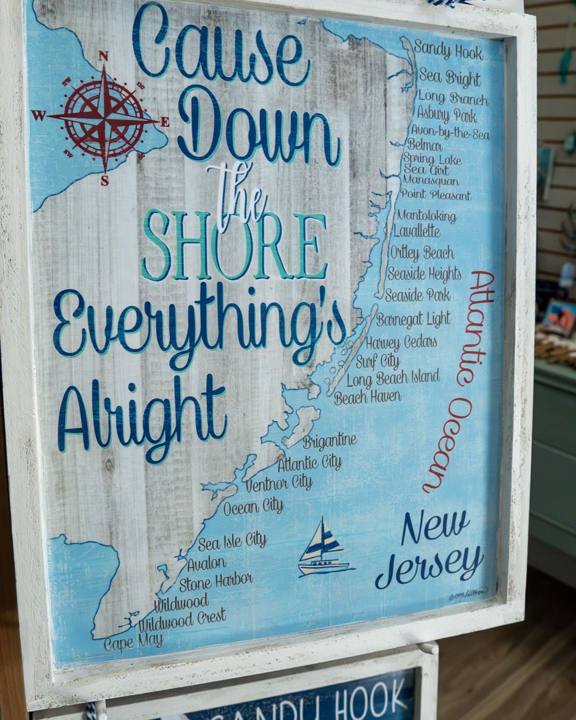 Down the shore