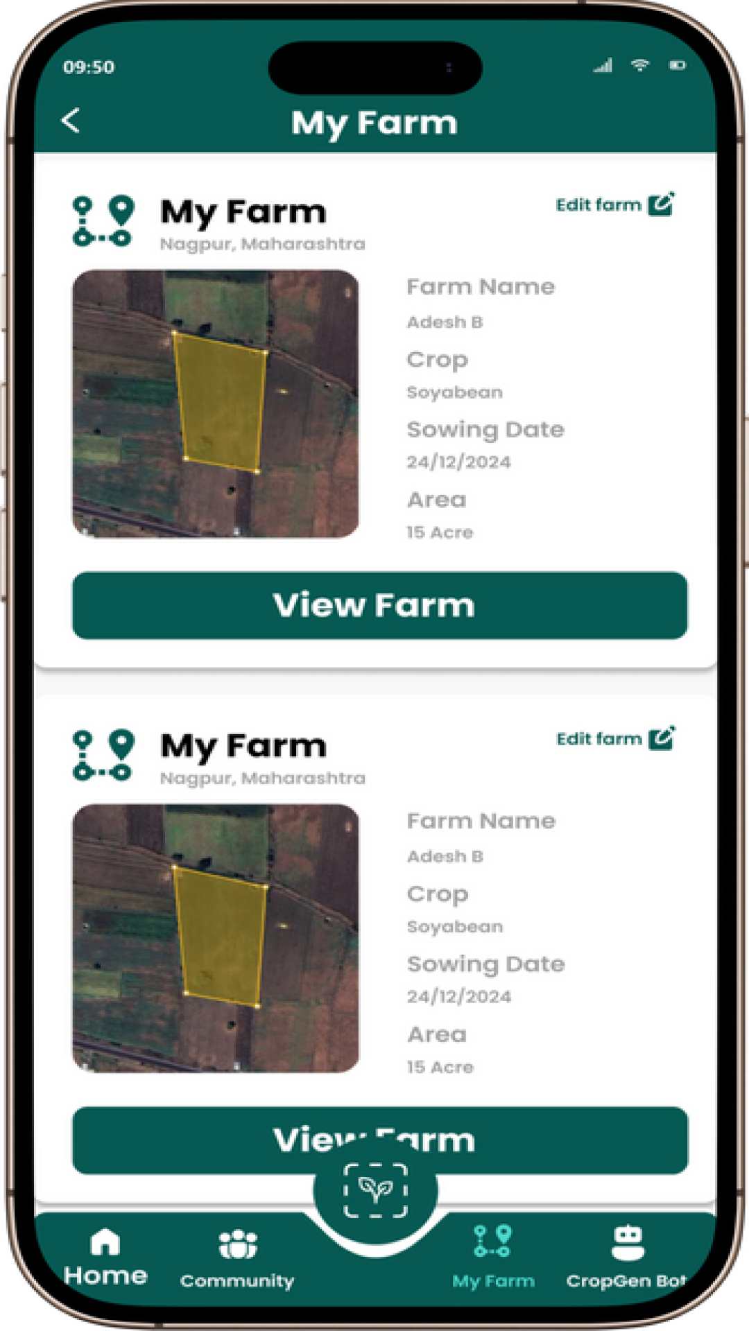 Thumbnail 2 for CropGen - AI based Smart Crop Monitoring & Advisory System 