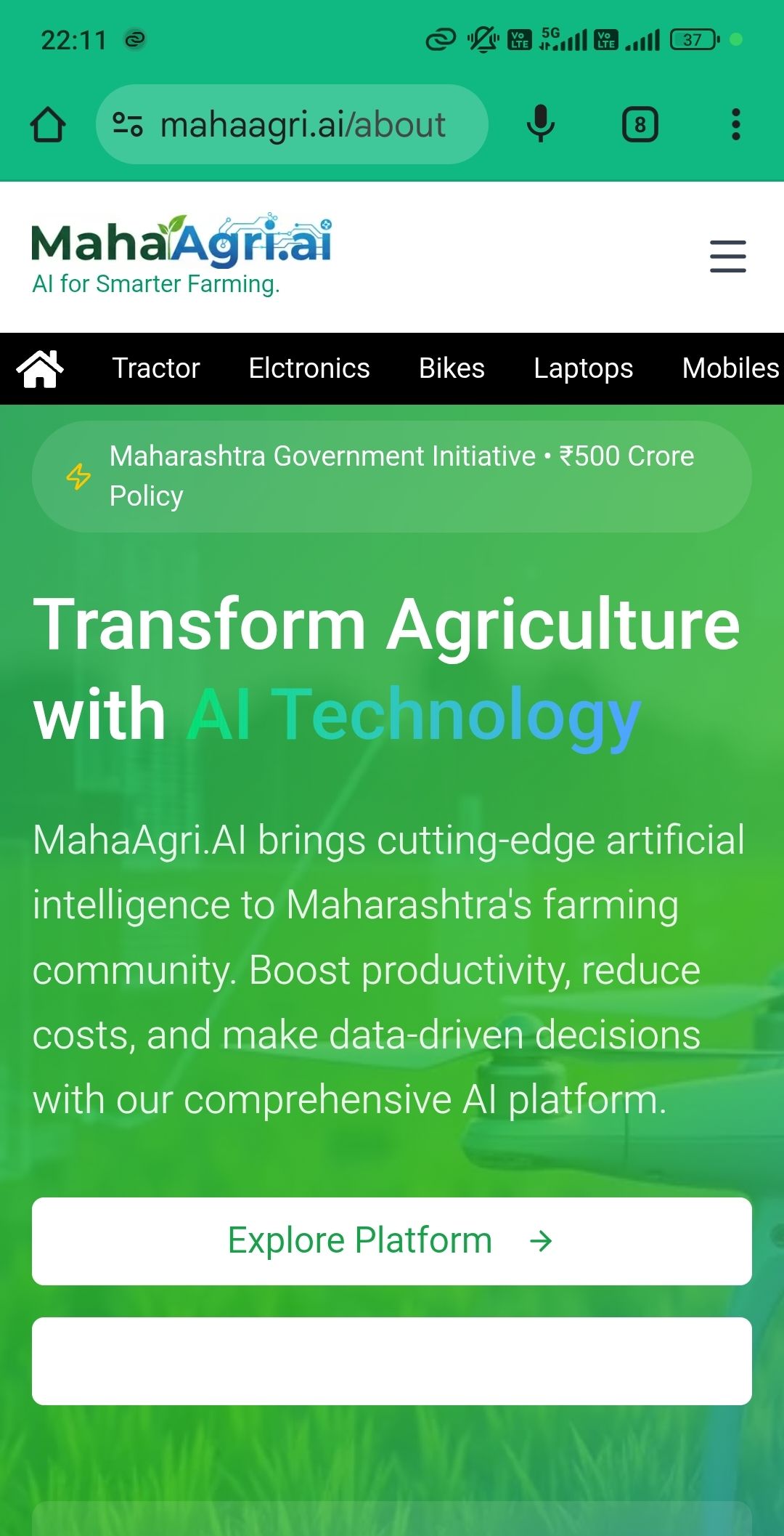 MahaAgri.AI business storefront or logo