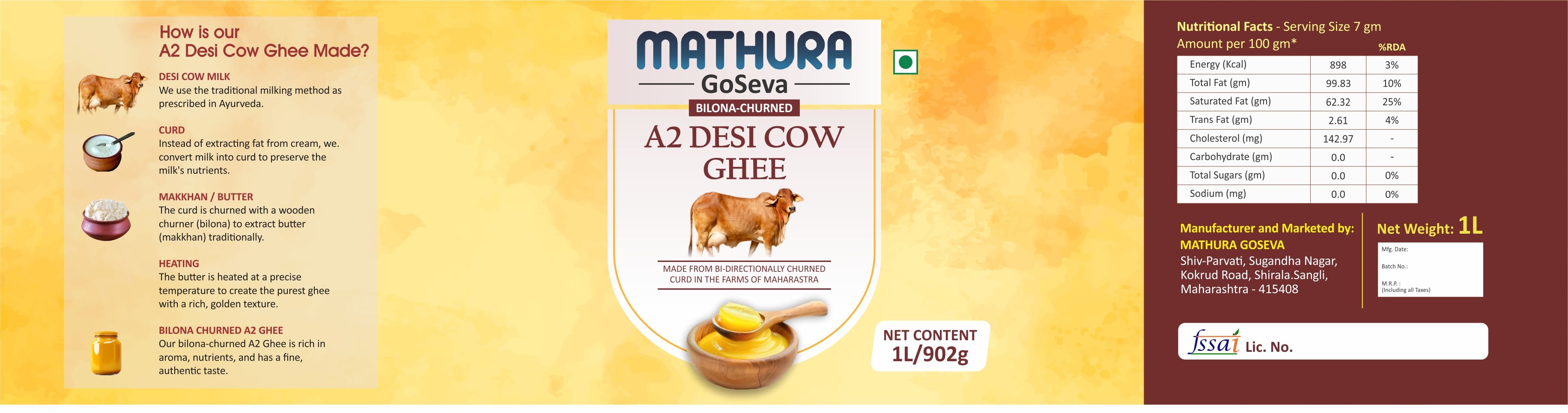 A2 Bilona Desi Cow Ghee