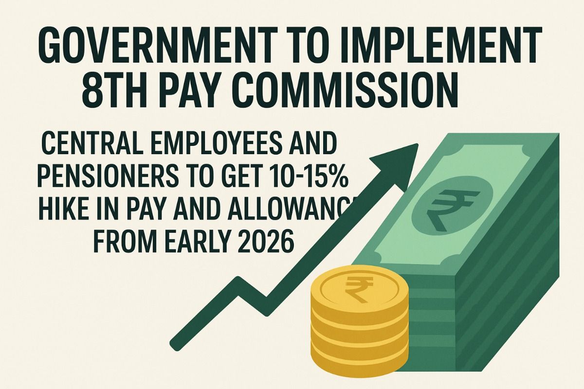 Government Considers Implementation of 8th Pay Commission Recommendations for Central Employees