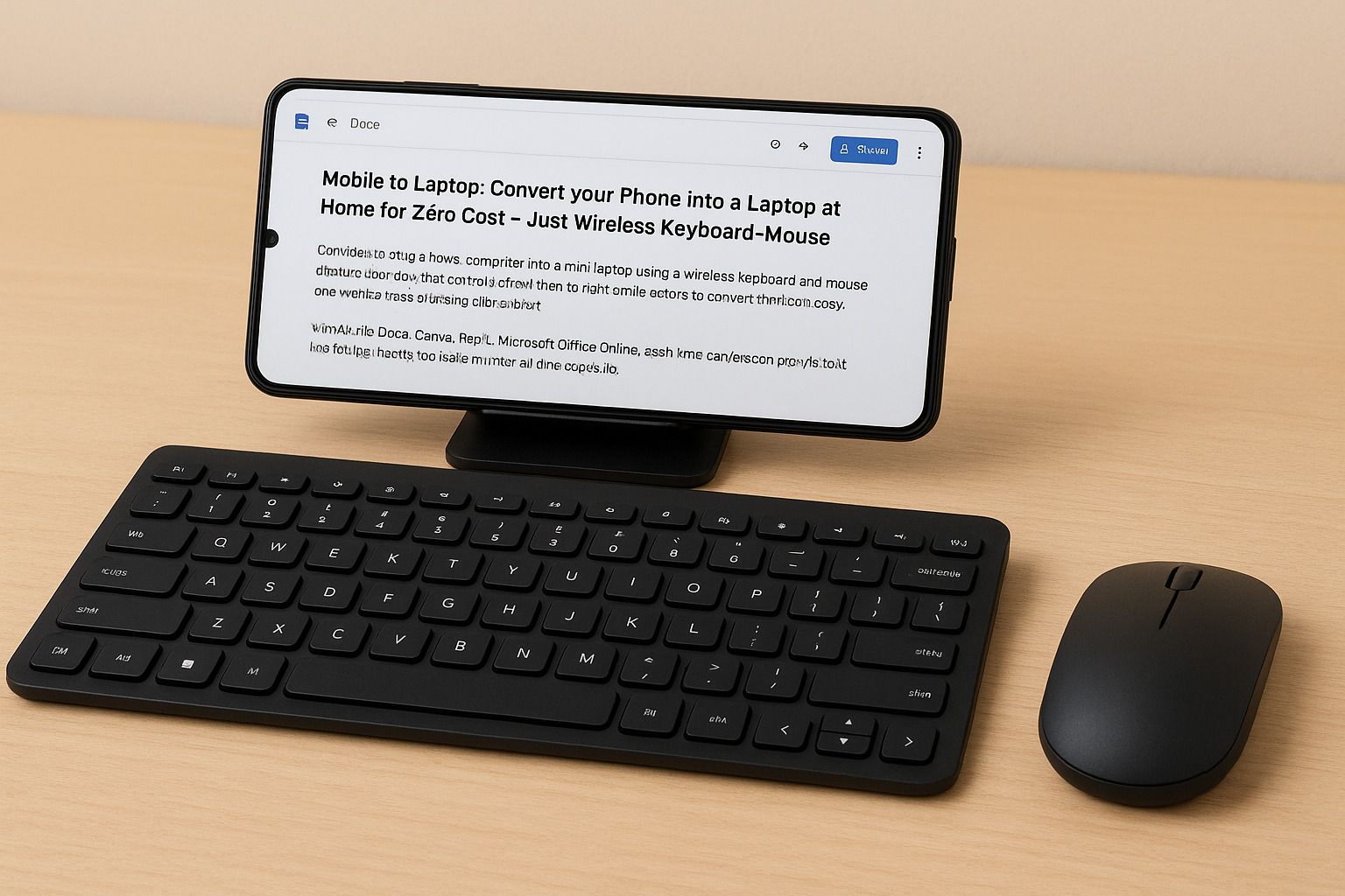 Laptop घ्यायचं प्लॅन करताय? थांबा! तुमचा Mobile फक्त 2 मिनिटांत Mini Laptop मध्ये बदलू शकतो… आणि तेही Zero Cost ने!