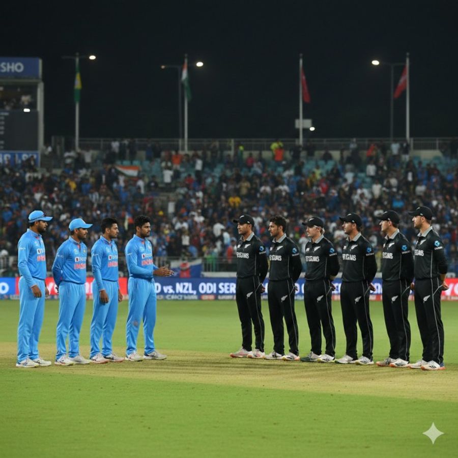 Gill Takes Charge as India Name ODI Squad for New Zealand Challenge