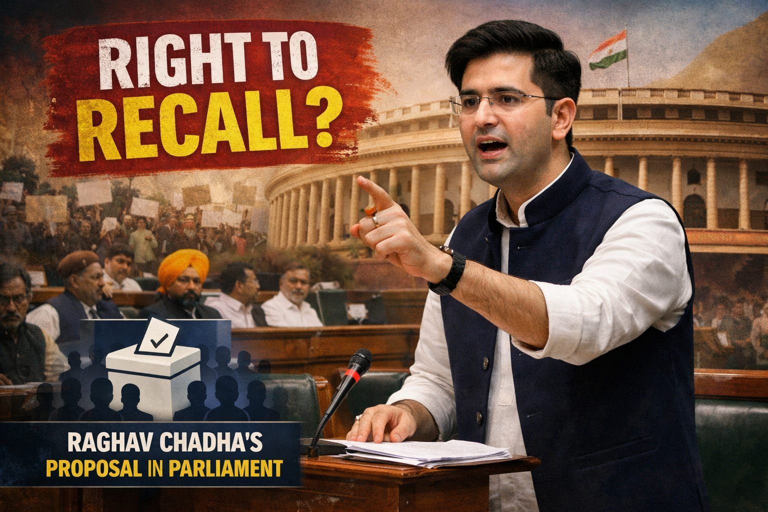 Why the ‘Right to Recall’ Debate in Parliament Matters: Raghav Chadha’s Push for Greater Accountability