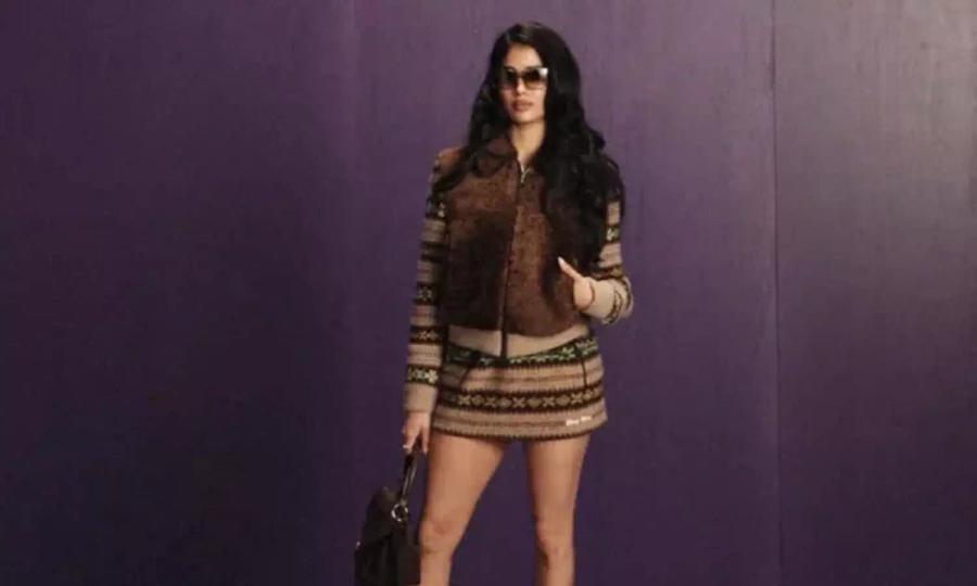 Bollywood's Janhvi Kapoor Sashays into Paris Fashion Week with Miu Miu