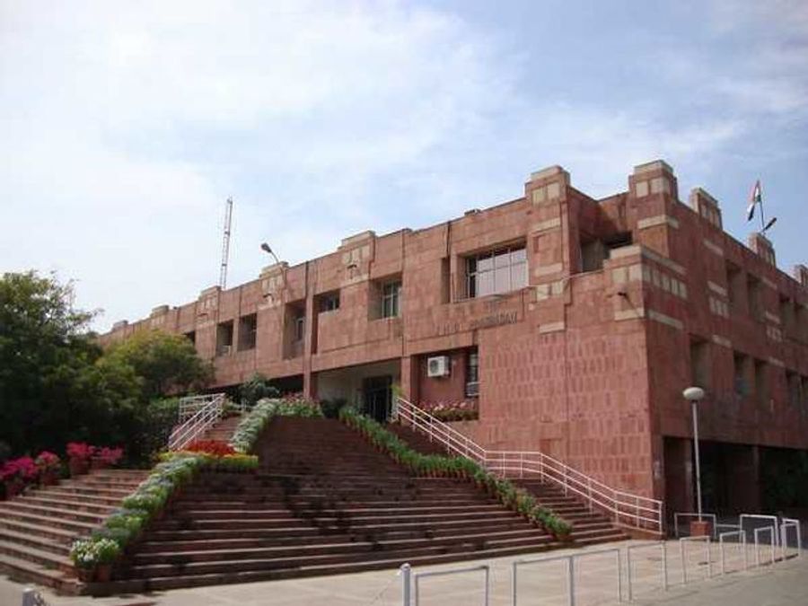 जेएनयू में ग्राफिटी का विवाद, एबीवीपी ने लेफ्ट ग्रुप्स पर साधा निशाना