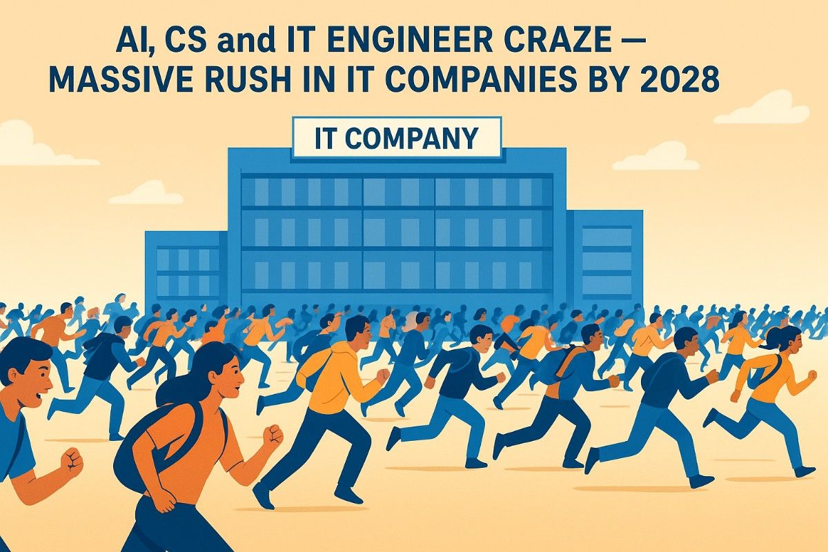AI, CS and IT Engineer Craze – Massive Rush in IT Companies by 2028.