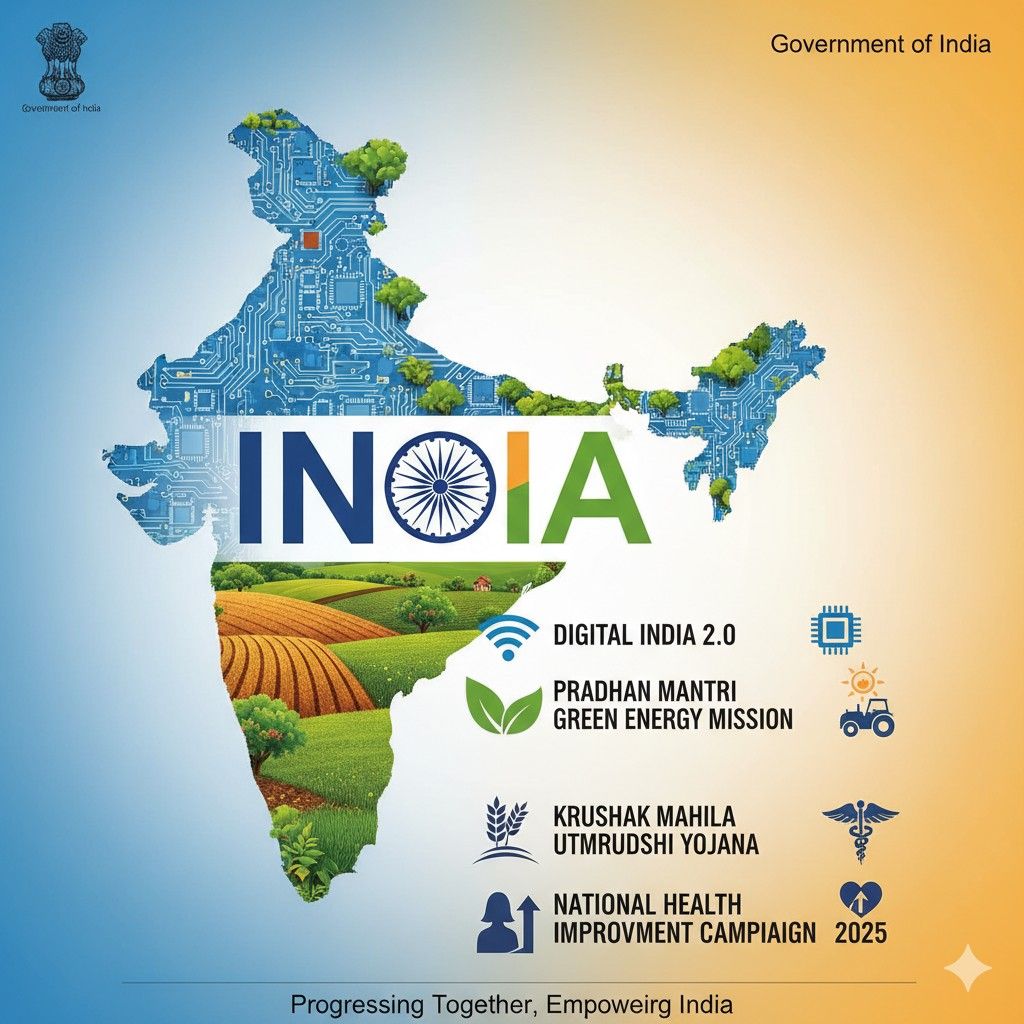 Top 5 Government Schemes of 2025 Driving India’s Growth