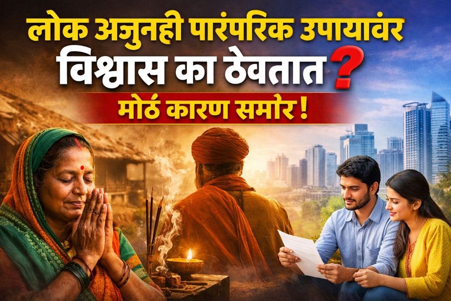 लोक अजूनही पारंपरिक उपायांवर विश्वास का ठेवतात? 🤔 यामागचं खरं कारण जाणून घ्या — सोप्या भाषेत संपूर्ण विश्लेषण