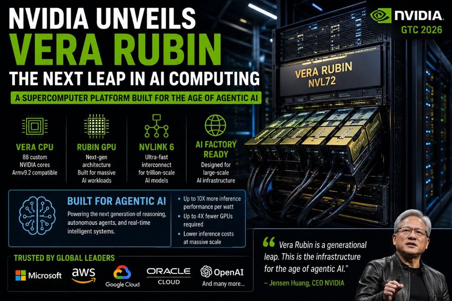 NVIDIA Vera Rubin: The AI Supercomputer Platform Reshaping the Future of Computing