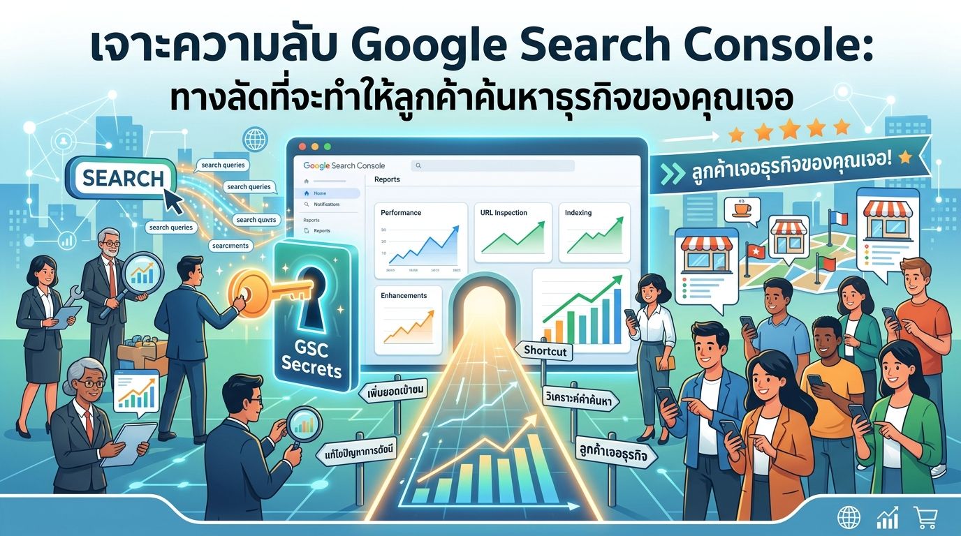 เจาะความลับ Google Search Console: ทางลัดที่จะทำให้ลูกค้าค้นหาธุรกิจของคุณเจอ