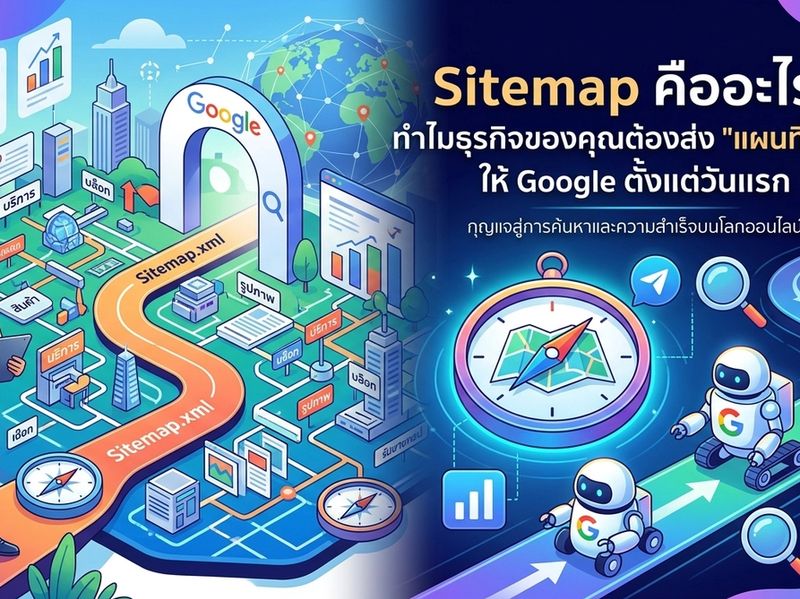 Sitemap คืออะไร? ทำไมธุรกิจของคุณต้องส่ง "แผนที่ดิจิทัล" ให้ Google ตั้งแต่วันแรก