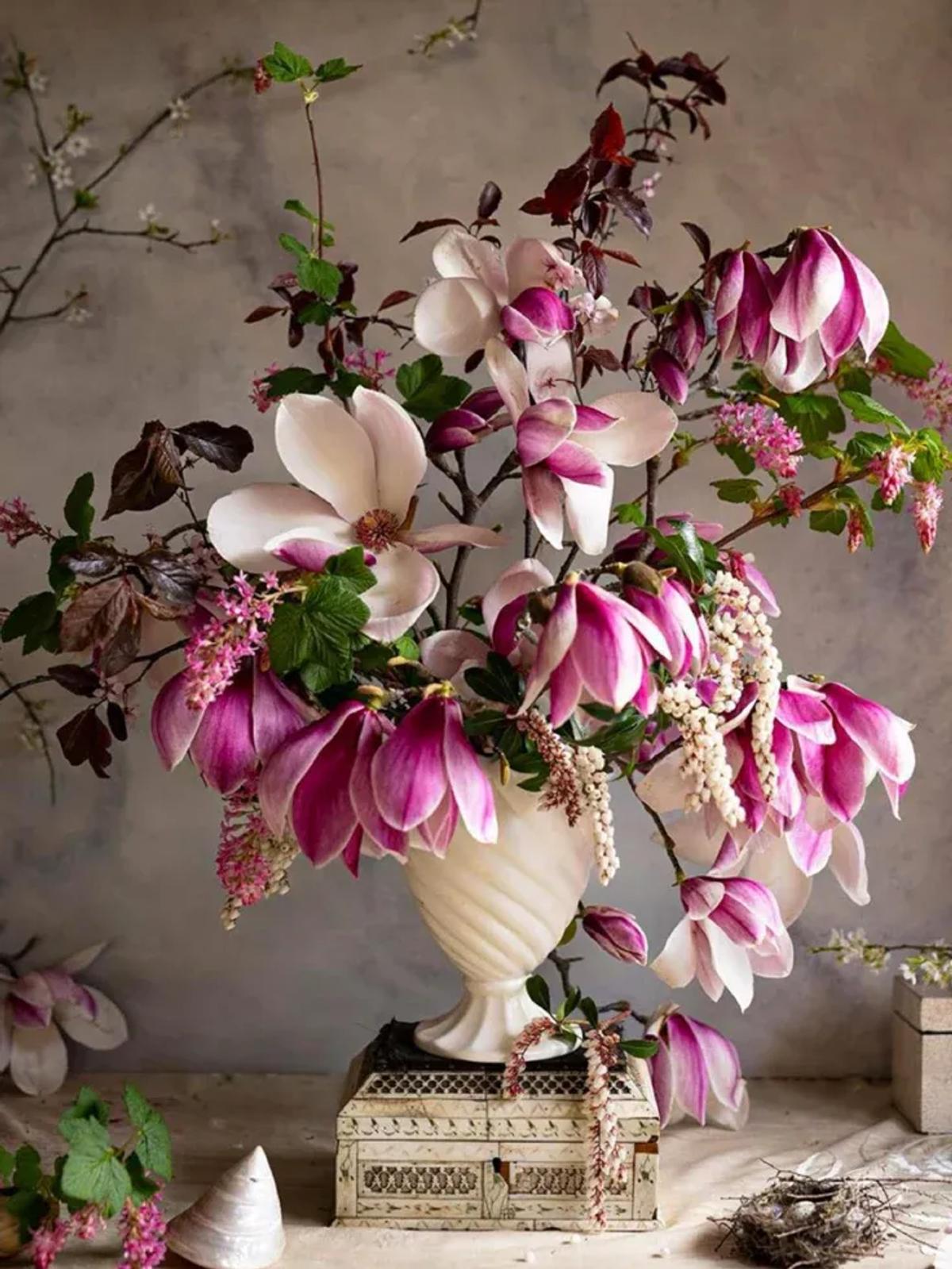 Beautiful floral garden background