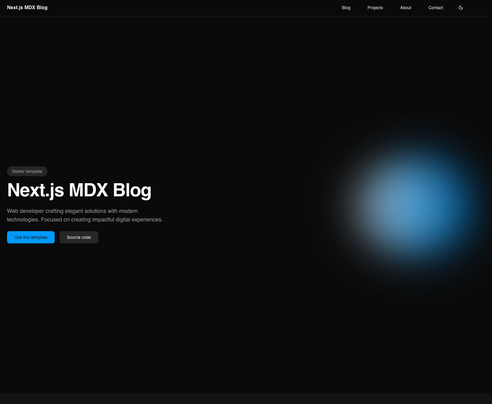 Next.js MDX Blog Template