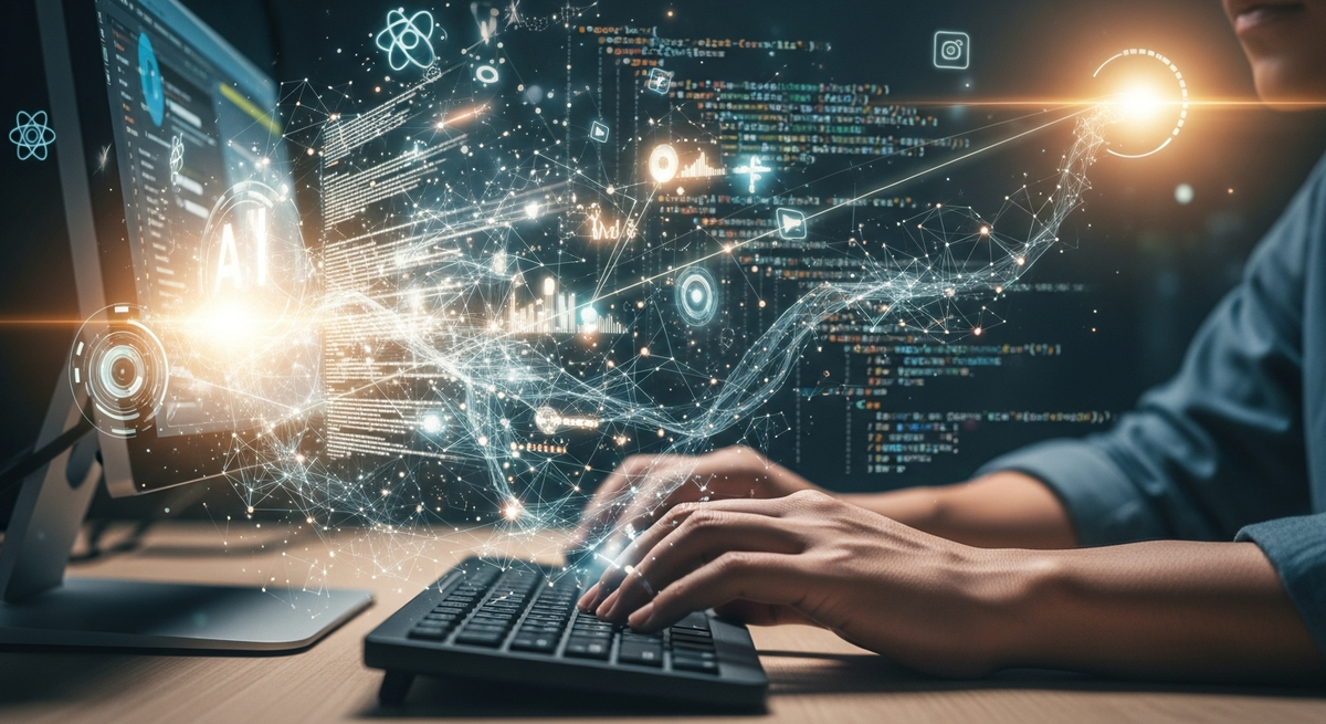 Header image for Beyond Code Gen: Architecting Resilient Web Apps with AI, React, Node.js, TypeScript & SEO (Human Oversight Required!)