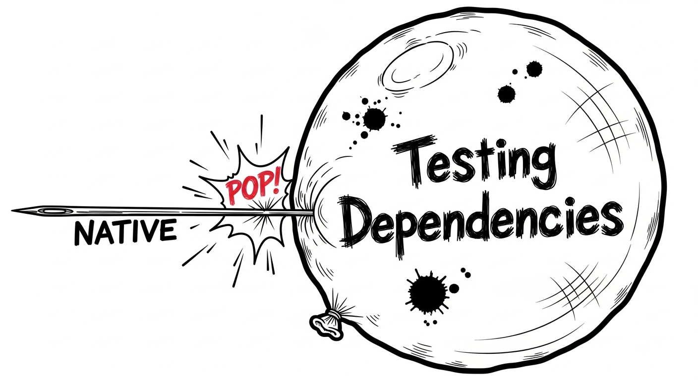 Header image for Are You Still Installing External Test Runners When Node.js Has One Built-In?