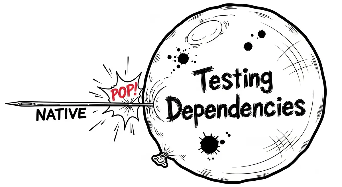 Header image for Are You Still Installing External Test Runners When Node.js Has One Built-In?