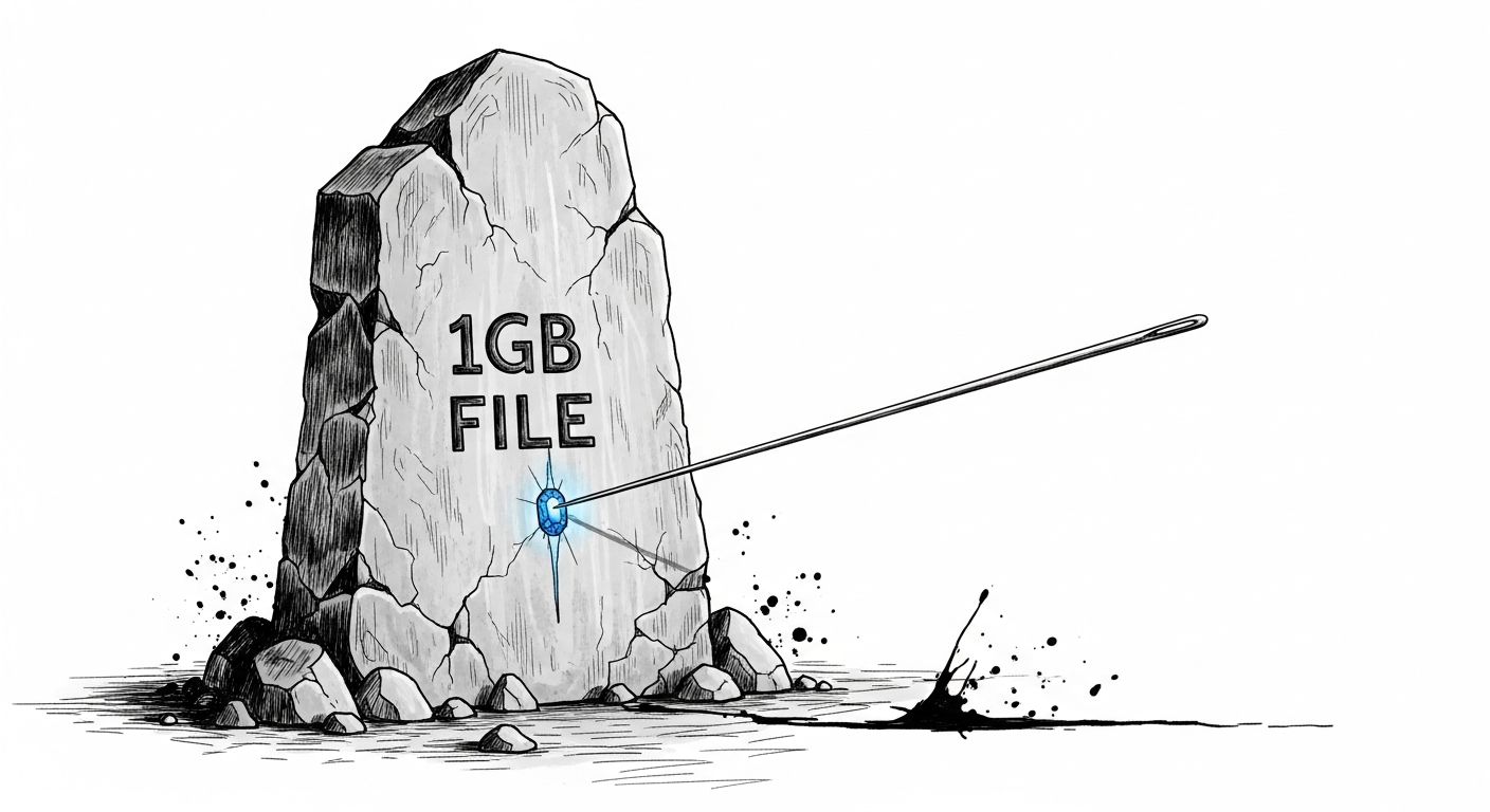 Header image for How to Preview a 1GB File Without Downloading More Than a Few Kilobytes