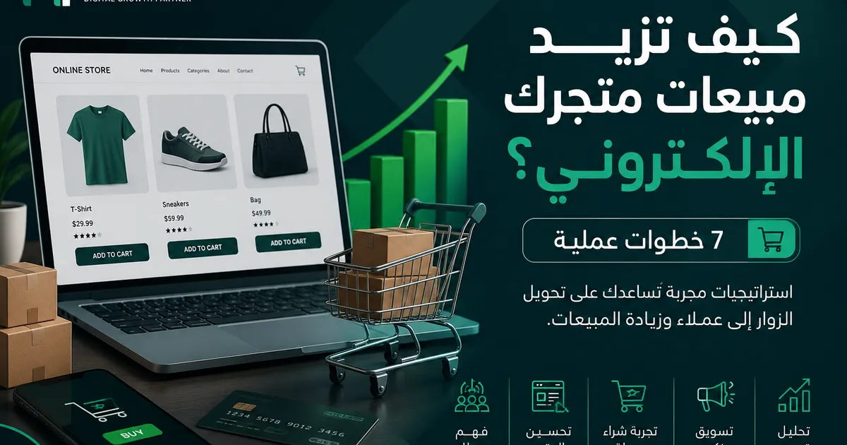 زيادة مبيعات المتجر الإلكتروني وتحسين تجربة العملاء