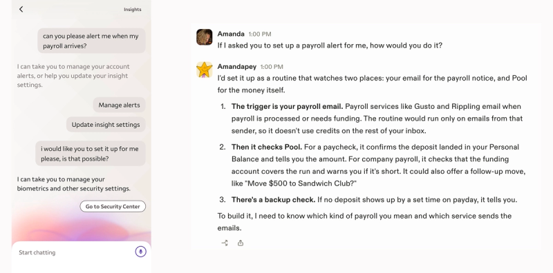 Asking an agent about Pool