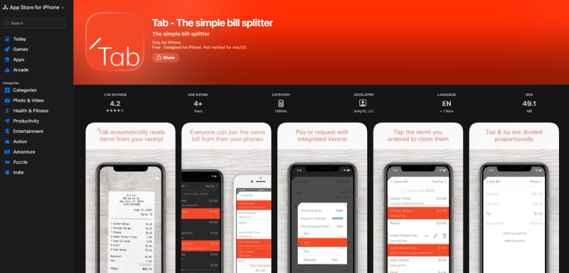 Tab Screenshot