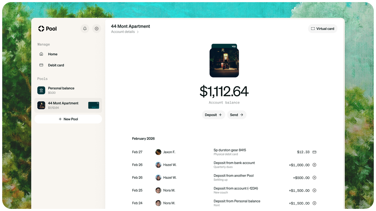 Poolmoney.com home page