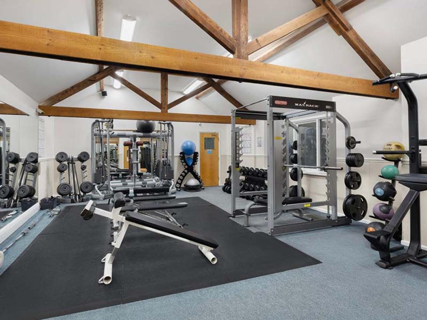 Gym at Delta Hotels Breadsall Priory Country Club