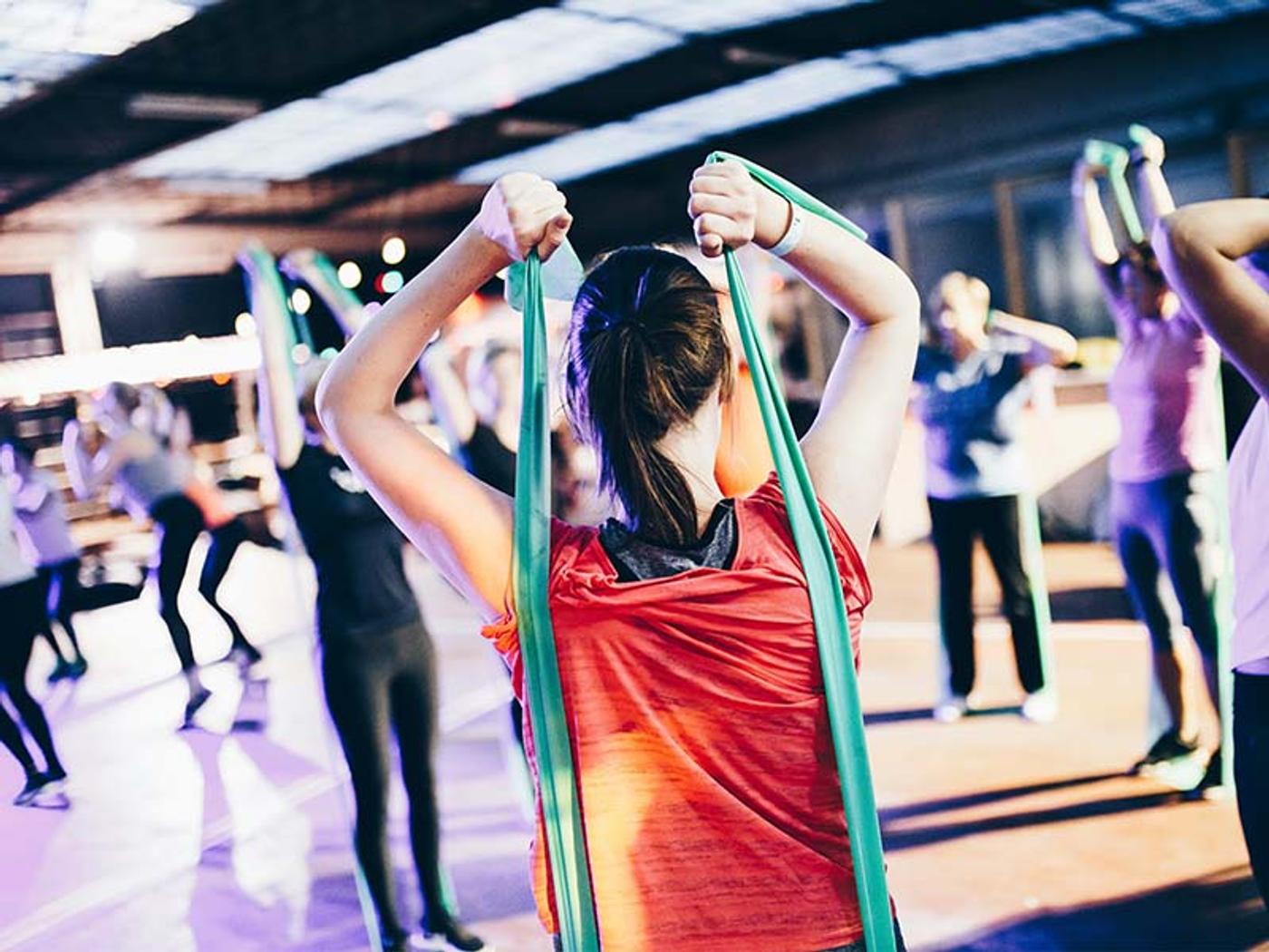 Fitness class at Delta Hotels Breadsall Priory Country Club