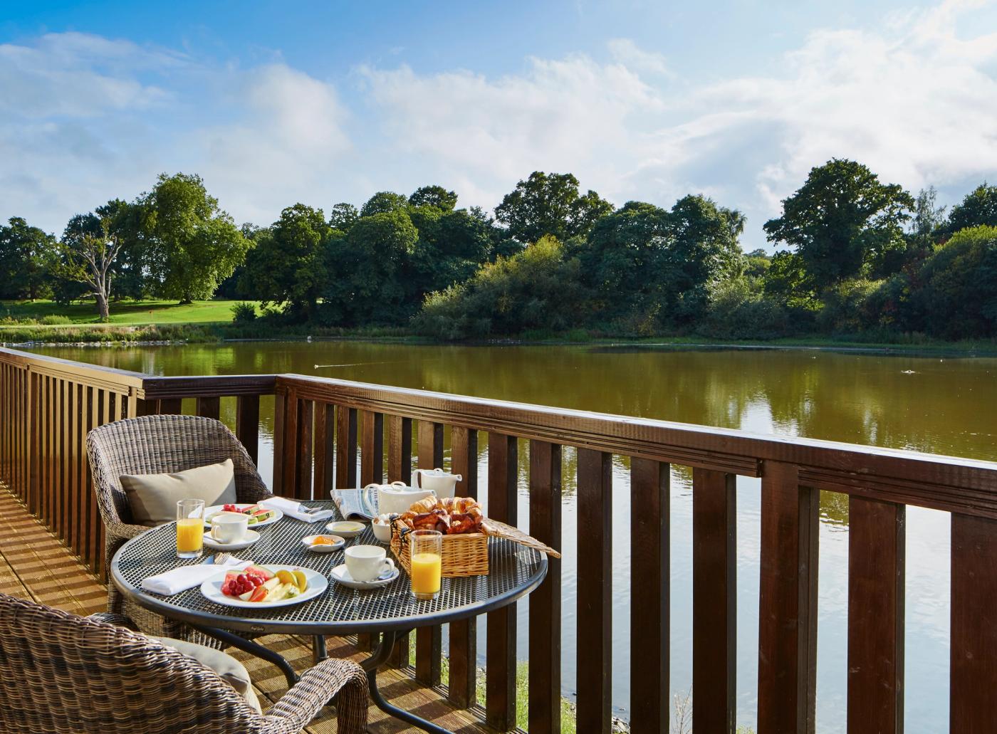 Lakeside view at Delta by Marriott St Pierre Country Club