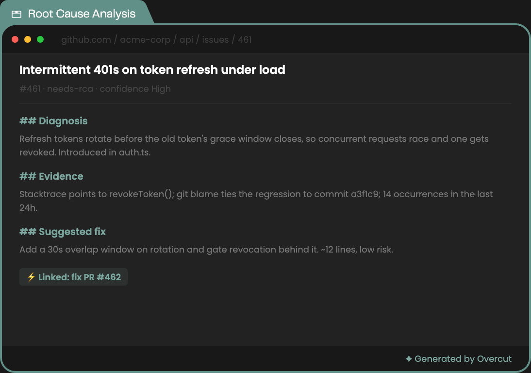 Auto Root Cause Analysis