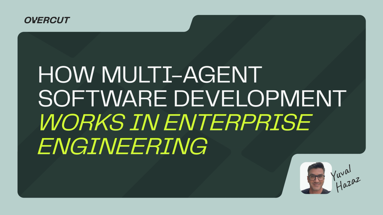 How multi-agent software development works in enterprise engineering