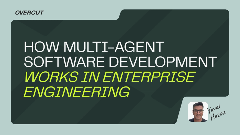 How multi-agent software development works in enterprise engineering