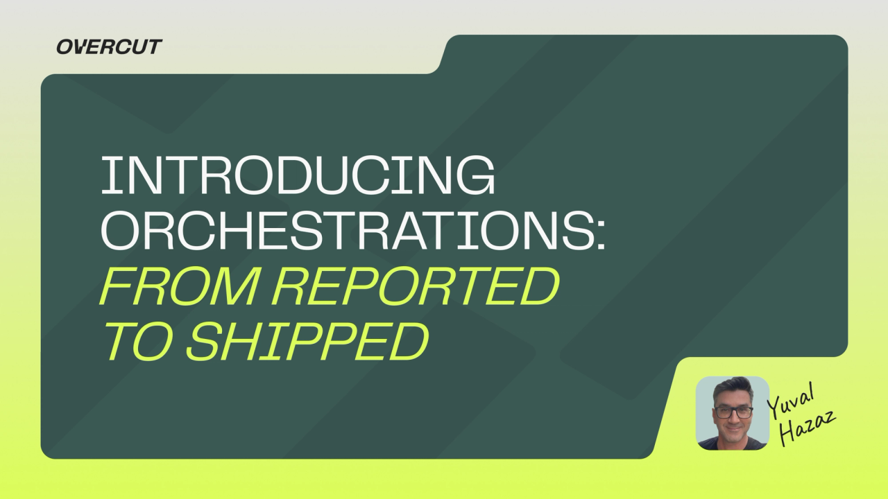 Introducing Orchestrations: from reported to shipped